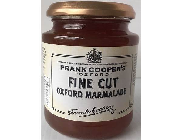 Fine cut oxford marmalade food facts